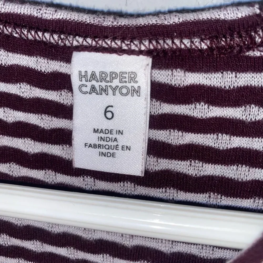 Harper Canyon Maroon Polka Dot Sweater Dress